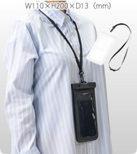 水に浮くモバイルウォータープルーフポーチバッグ 2色でお安いオリジナルエコバッグを作成　ほんの少しの油断を、一生の思い出に変えないために