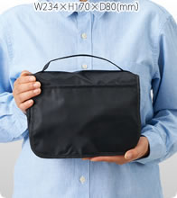 3段式ハンギングポーチバッグでお安いオリジナルエコバッグを作成　「吊るす」だけでそこが自分専用ドレッサーになる、空間活用の魔術師