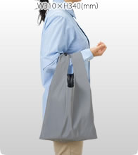 リフレクターマルシェバッグ（L）エコバッグでお安いオリジナルエコバッグを作成