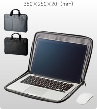 ハンドルがしまえるＰＣバッグ 2色でお安いオリジナルエコバッグを作成　ハンドルが消える？ ワークスタイルを自由にする、二刀流PCケース。