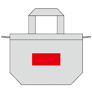 保冷温巾着バッグのシルク印刷可能範囲
